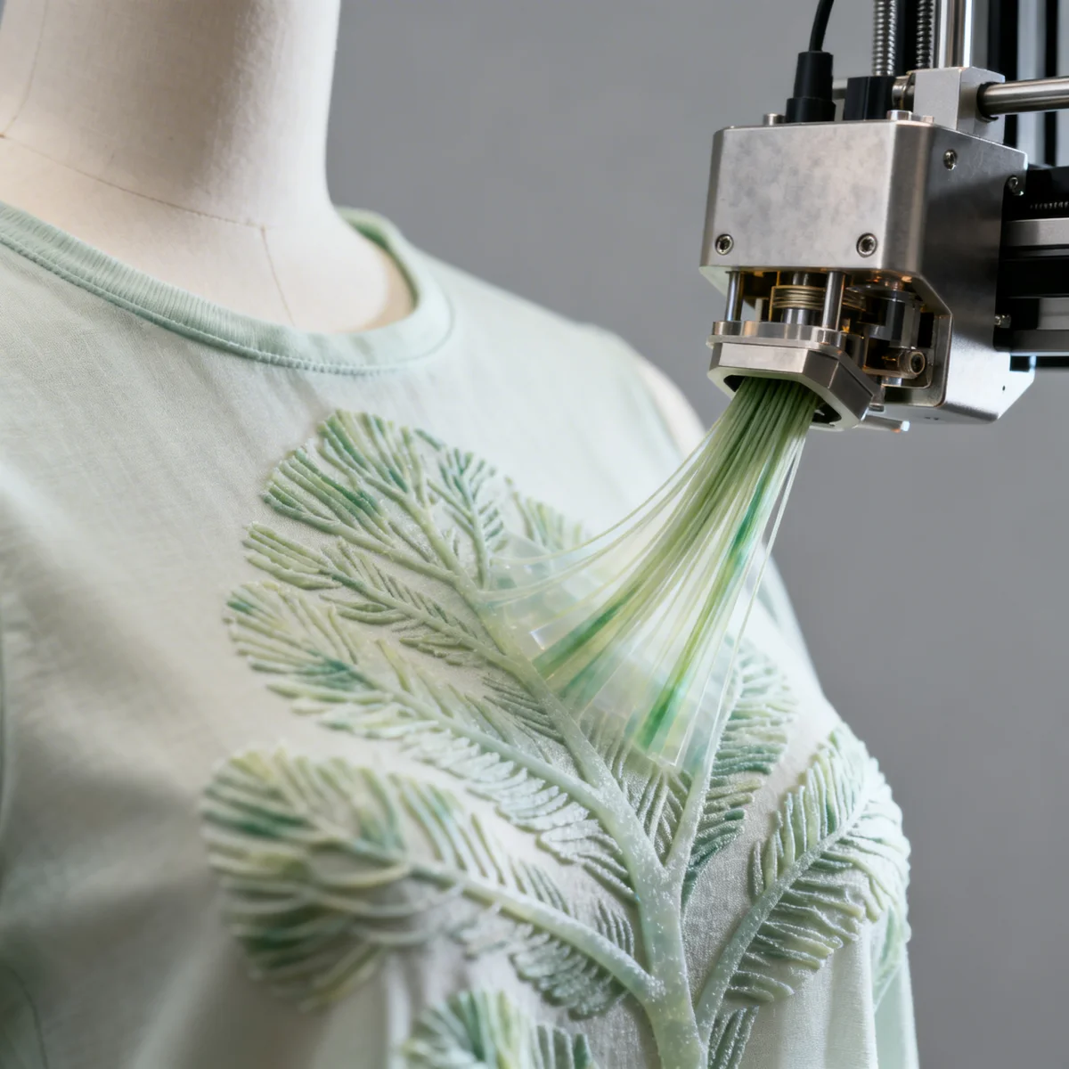 3D printing sustainable materials in fashion production