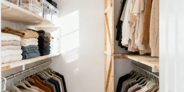 DIY closet organizers for small spaces demonstrating innovative storage solutions