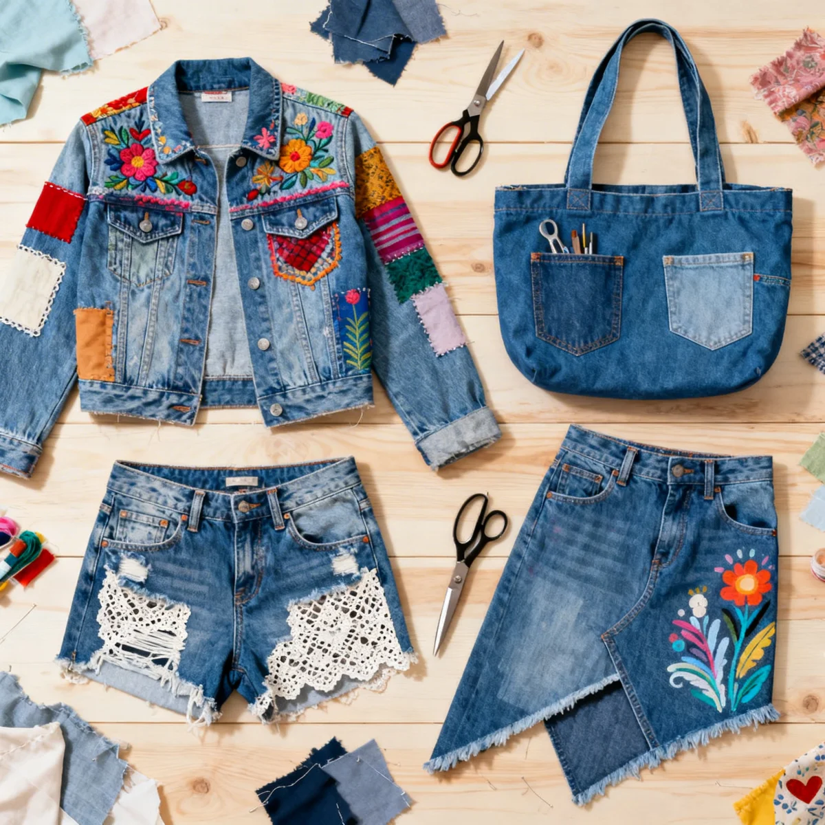 From Old to Bold: DIY Denim Reconstruction Projects for Your Wardrobe ...