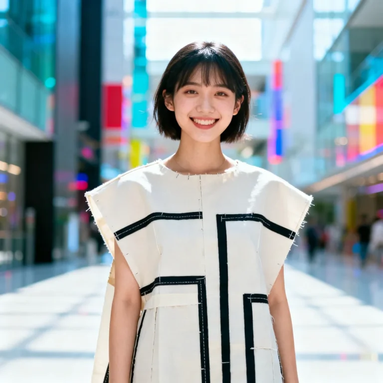 Stylish woman wearing DIY fashion for less, showcasing 2026's top looks on a budget