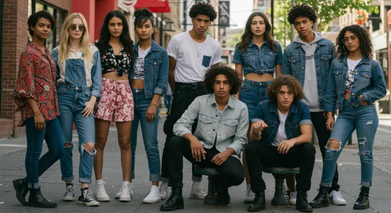 Gen Z fashion trends influenced by Shein in urban US setting