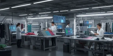 Shein Innovations 2026: Reshaping Affordable Fashion with New Fabric Tech Shein's advanced fabric tech in 2026, showcasing sustainable and smart textiles in a modern lab.