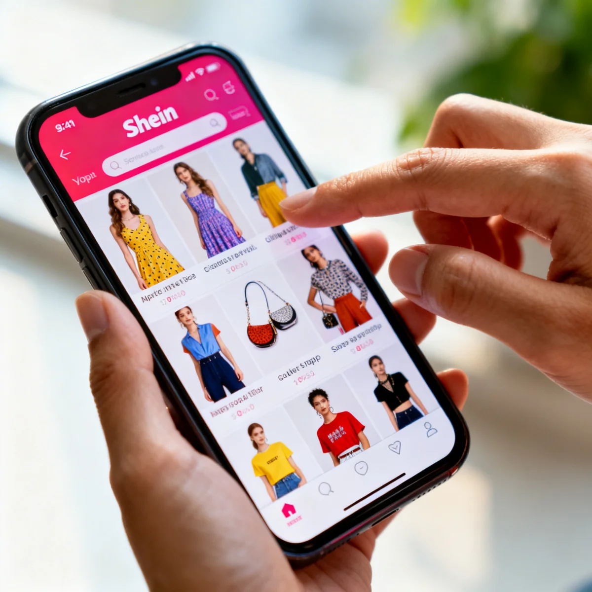 Navigating Shein app for popular items and trends