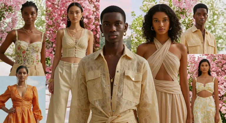 Shein Spring 2026 fashion trends collage with diverse models