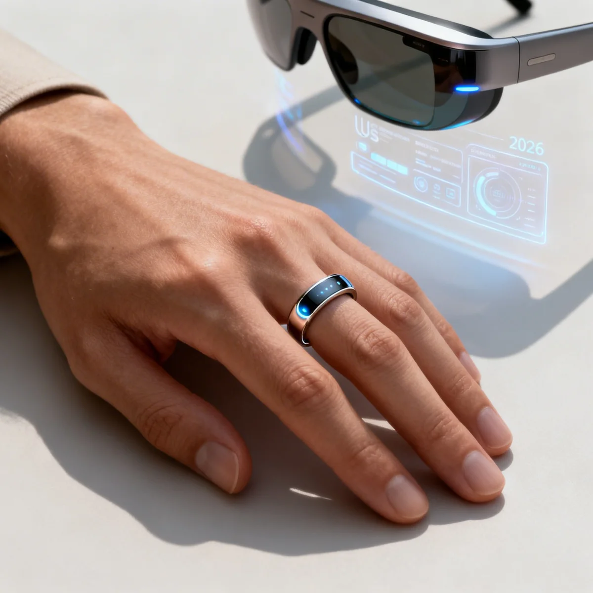 Smart ring and AR glasses redefine personal style and connectivity