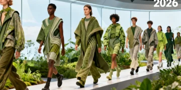 Sustainable fashion trends 2026 runway show with eco-friendly designs