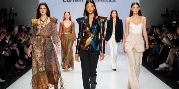 Retro Resurgence 2026 fashion runway showing five decades of style influences
